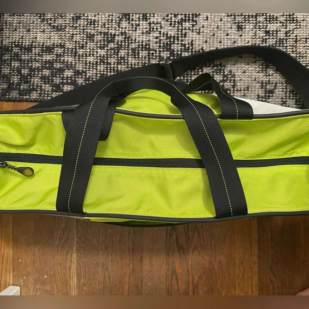 Timbuk2 Tricolor Duffel Tote in Lime, Olive & Cream